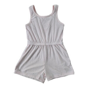 NWOT Young ❤️ Hearts Toddler Girl Pink/ Silver Sparkles Romper 5